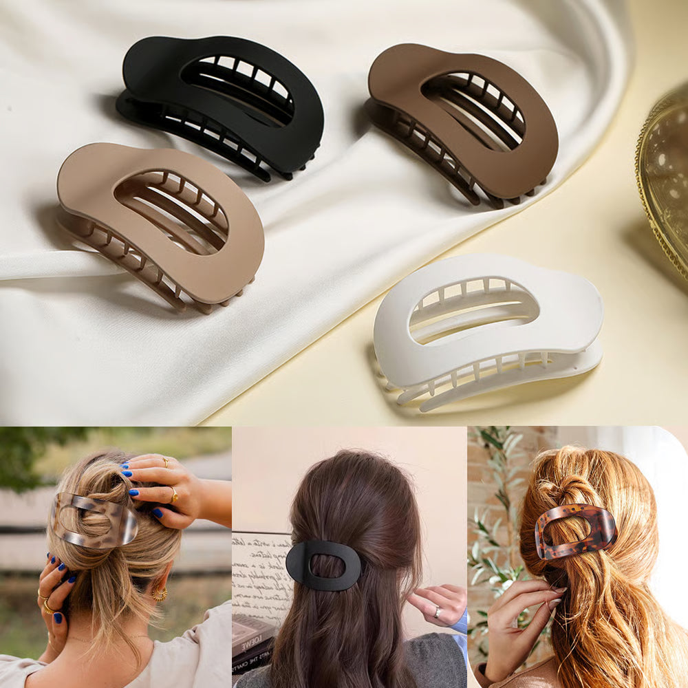 Luneya – Minimalist Flat Hair Clips for Everyday Elegance