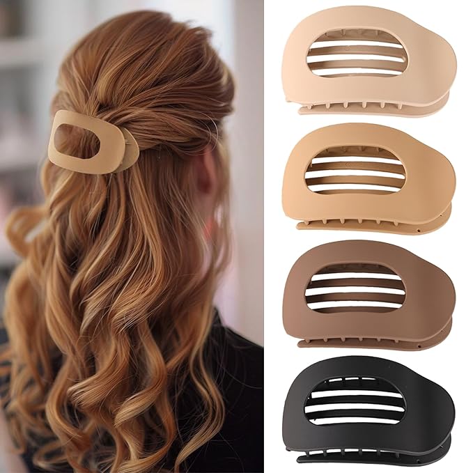 Luneya – Minimalist Flat Hair Clips for Everyday Elegance