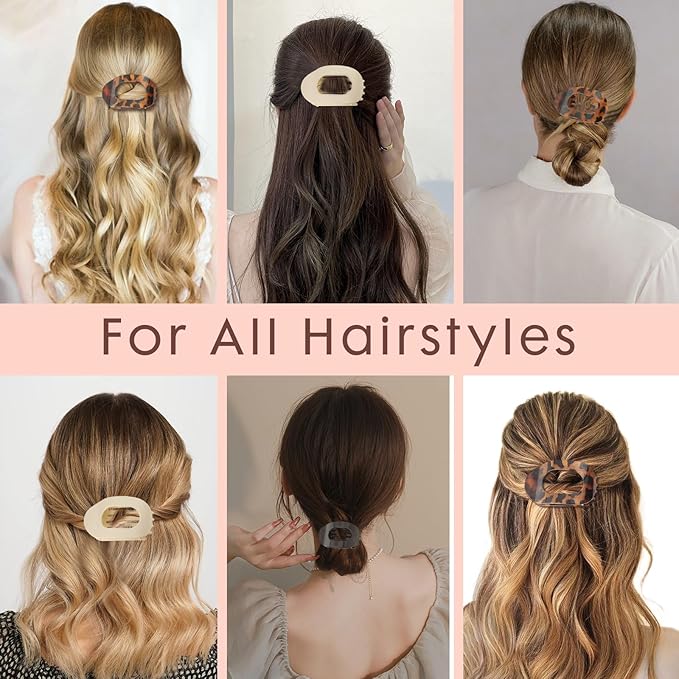 Luneya – Minimalist Flat Hair Clips for Everyday Elegance